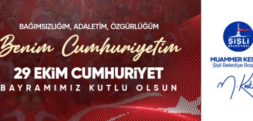 Şişli Belediyesinden Cumhuriyet Bayramı kutlaması