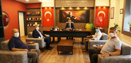 MUSTAFA CANBEY BAŞKAN ARSLAN’I ZİYARET ETTİ