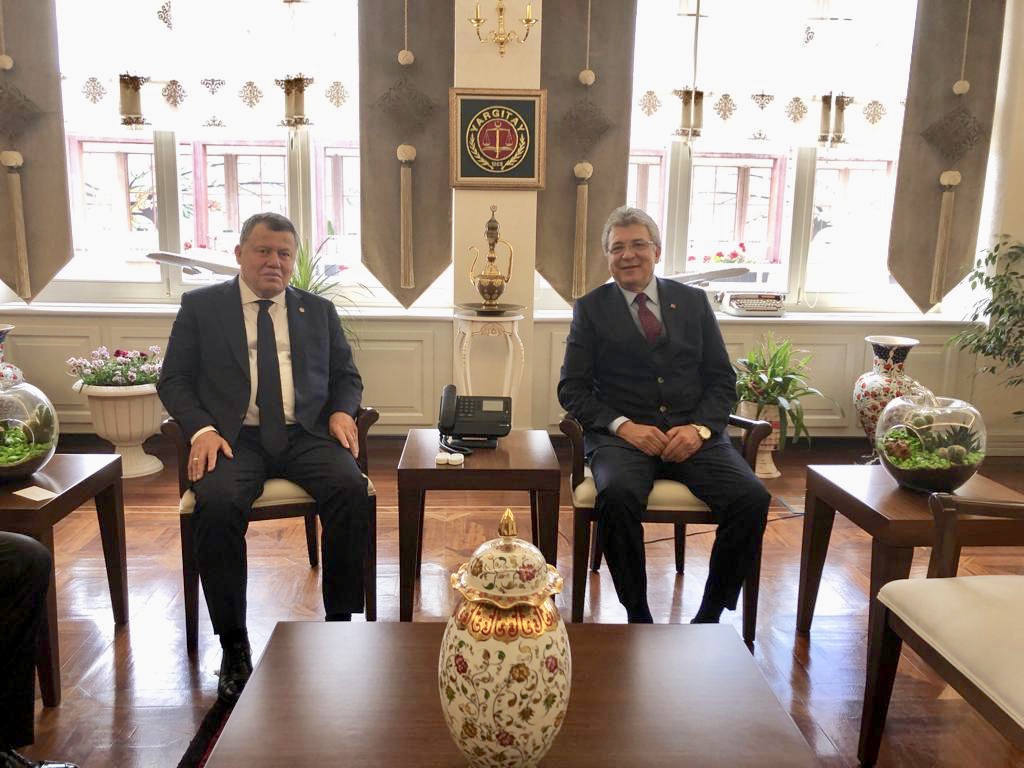 Başkan Hasan Arslan’dan Yargıtay Başkanı Cirit’e ziyaret