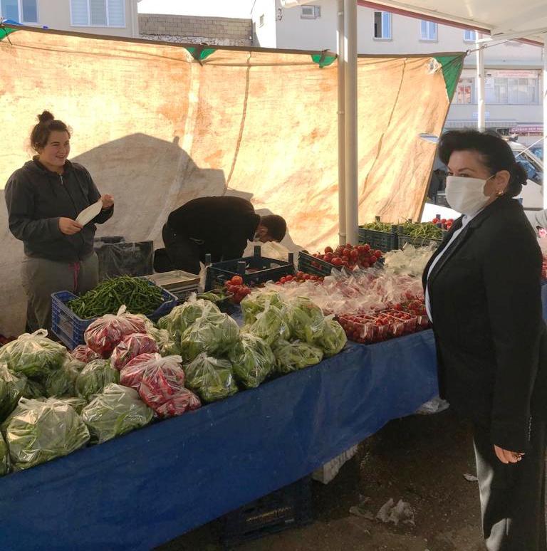 Vali Civelek, Üretici Pazarını Ziyaret Etti