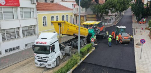 Aydın’da Sıcak Asfalt Çalışmalarına Devam Ediyor