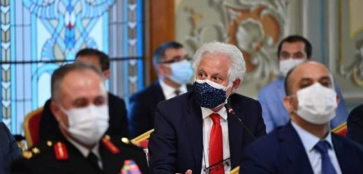 Başkan Keskin, Korona Virüs tedbirleri Toplantısına Katıldı