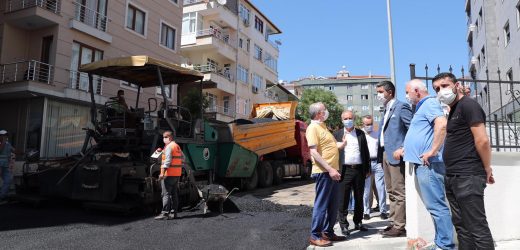 Başkan Gökhan Yüksel, Devam Eden Asfalt Çalışmalarını İnceledi