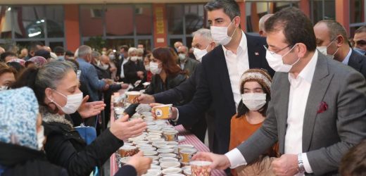 İBB Başkanı İmamoğlu ve Başkan Yüksel, Hızır Orucu’nu Kartal Cemevi’nde Açtı